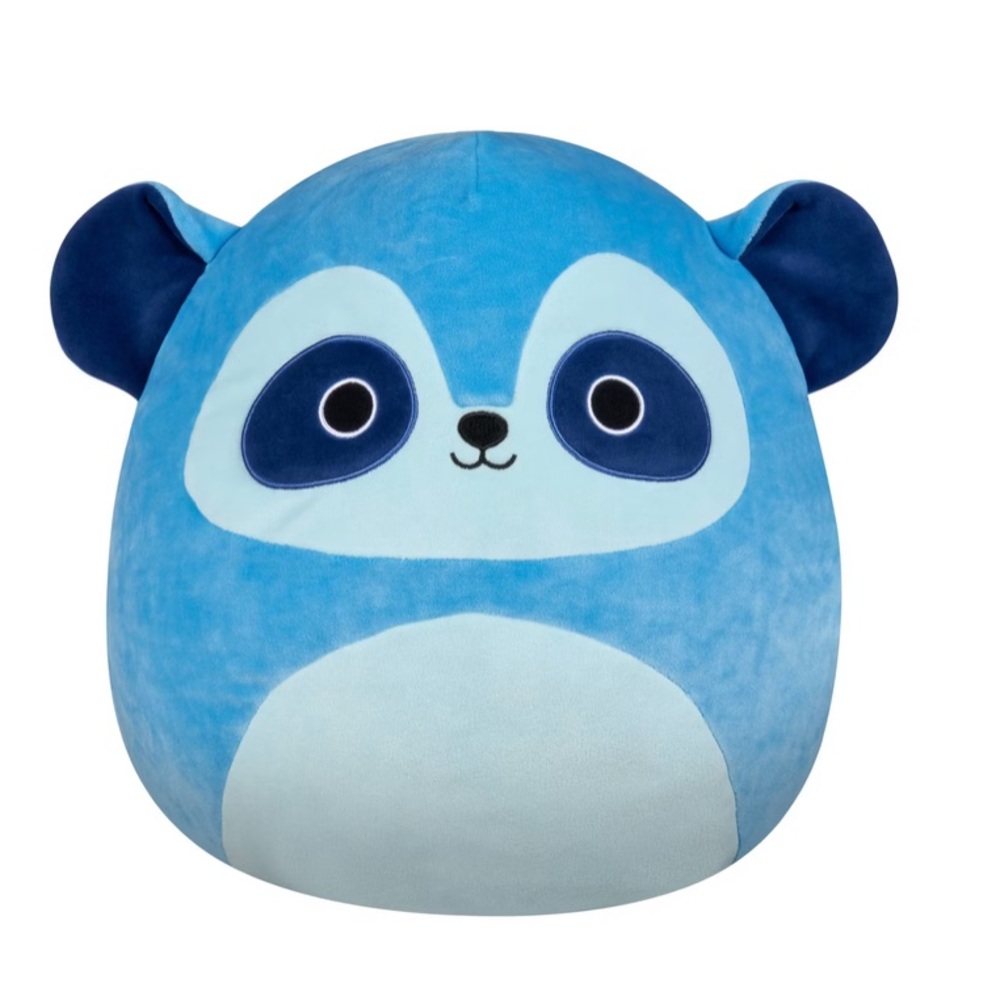 Squishmallows Lemur Rolf Light Blue Plush Stuffed Animal Toy! Like New.